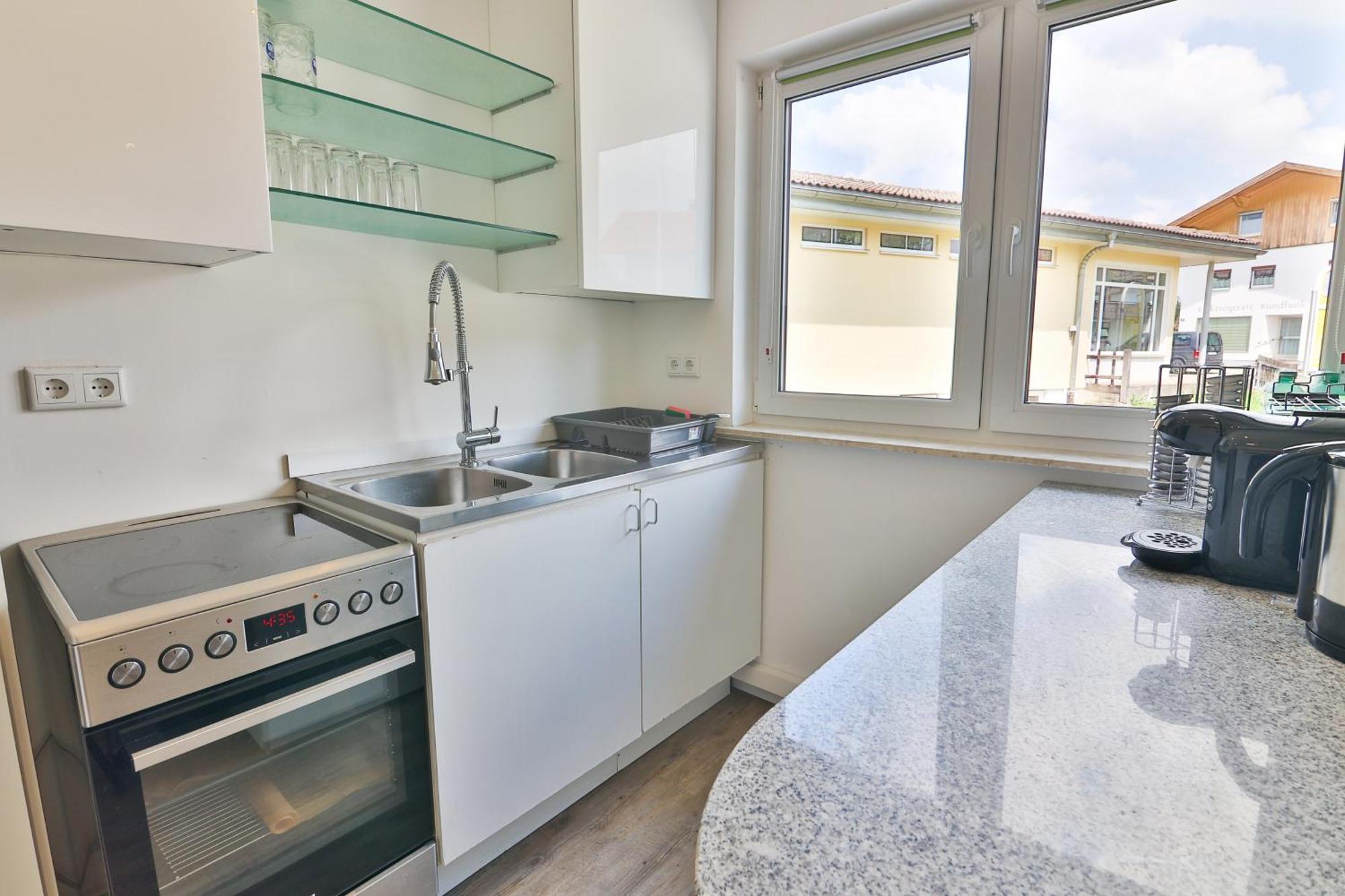 Moderne Helle Ferienwohnung Allgaeu Am See Munich Castle Lechbruck Eksteriør billede